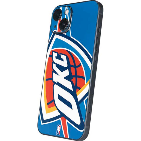 NBA Oklahoma City Thunder Large Logo iPhone 14 Plus Skin