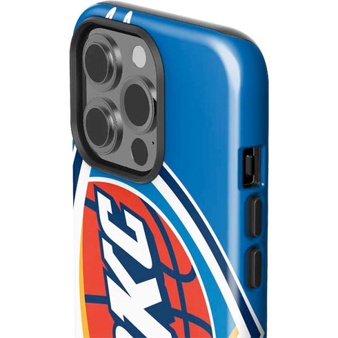 NBA Oklahoma City Thunder Large Logo iPhone 14 Pro Impact Case