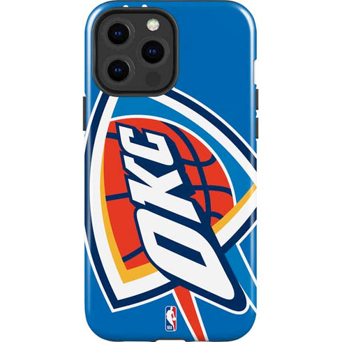 NBA Oklahoma City Thunder Large Logo iPhone 15 Pro Max Impact Case