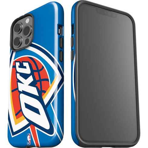 NBA Oklahoma City Thunder Large Logo iPhone 15 Pro Max Impact Case