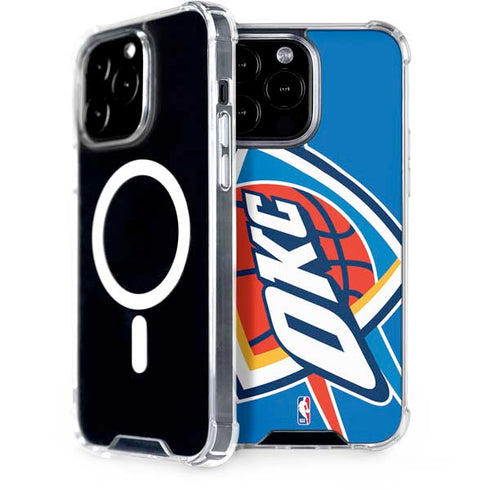 NBA Oklahoma City Thunder Large Logo iPhone 14 Pro Max MagSafe Case