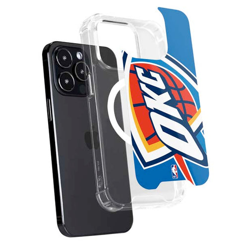 NBA Oklahoma City Thunder Large Logo iPhone 15 Pro Max MagSafe Case