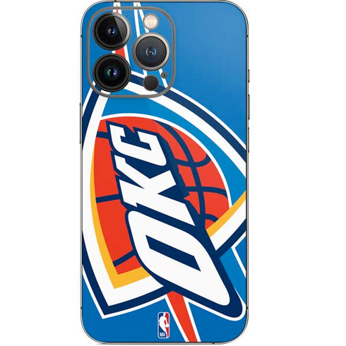 NBA Oklahoma City Thunder Large Logo iPhone 15 Pro Skin