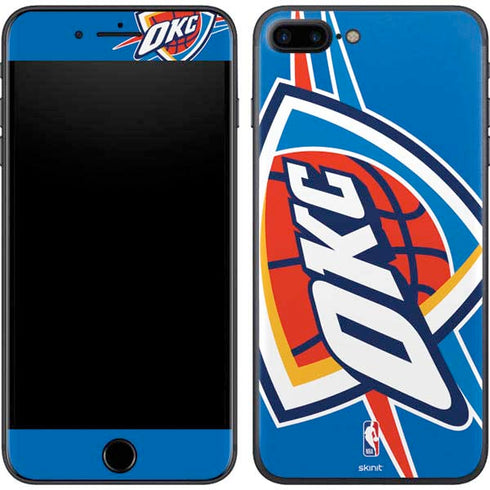NBA Oklahoma City Thunder Large Logo iPhone 8 Plus Skin