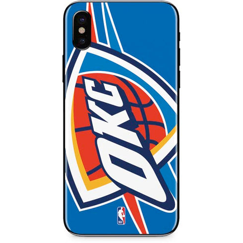 NBA Oklahoma City Thunder Large Logo iPhone X Skin