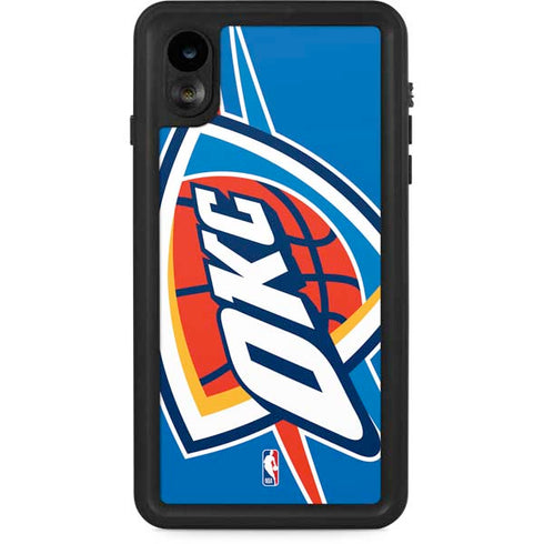 NBA Oklahoma City Thunder Large Logo iPhone XR Waterproof Case