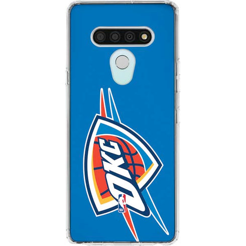 NBA Oklahoma City Thunder Large Logo LG Stylo 6 Clear Case