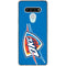 NBA Oklahoma City Thunder Large Logo LG Stylo 6 Clear Case