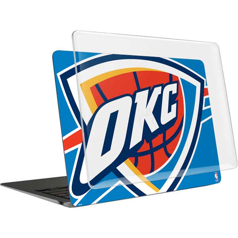 NBA Oklahoma City Thunder Large Logo MacBook Air 13in M1 (2021) Case plus Skin