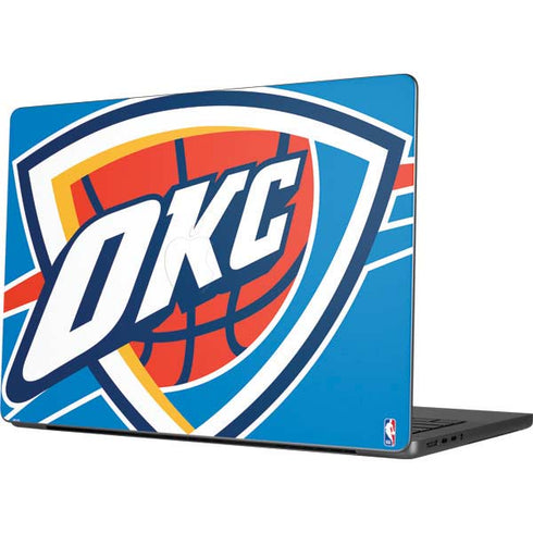 NBA Oklahoma City Thunder Large Logo MacBook Pro 14in (2021-24) Skin