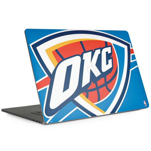 NBA Oklahoma City Thunder Large Logo Apple MacBook Pro 15-inch Skin
