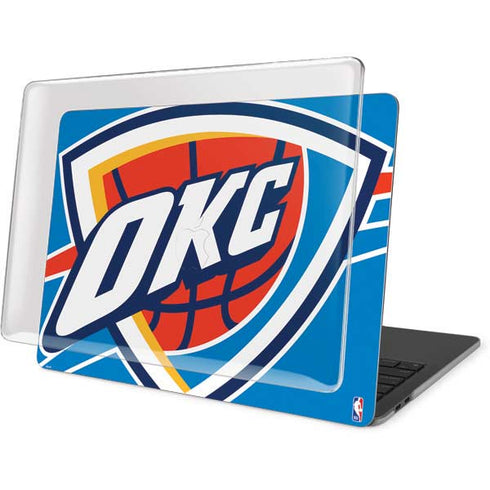 NBA Oklahoma City Thunder Large Logo MacBook Pro 16in (2019-20) Case plus Skin