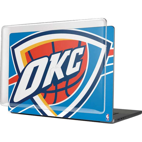 NBA Oklahoma City Thunder Large Logo MacBook Pro 16in (2021-25) Case plus Skin