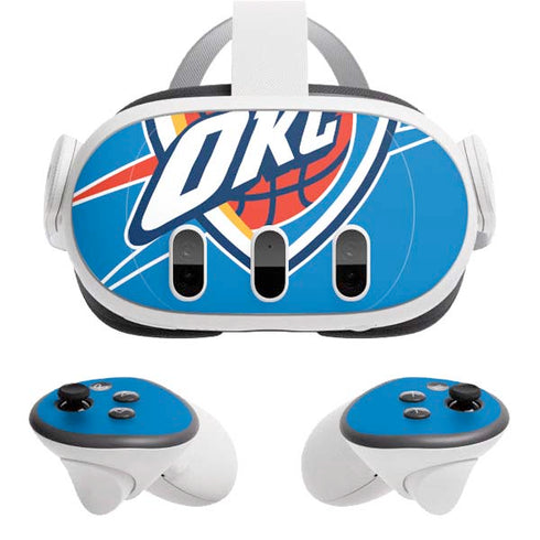 NBA Oklahoma City Thunder Large Logo Meta Quest 3 Skin