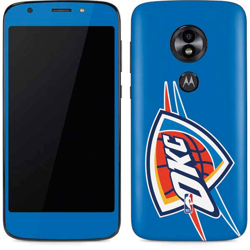 NBA Oklahoma City Thunder Large Logo Moto E5 Play Skin