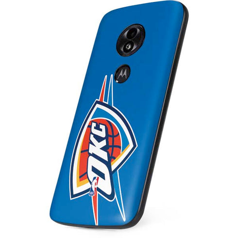 NBA Oklahoma City Thunder Large Logo Moto E5 Play Skin