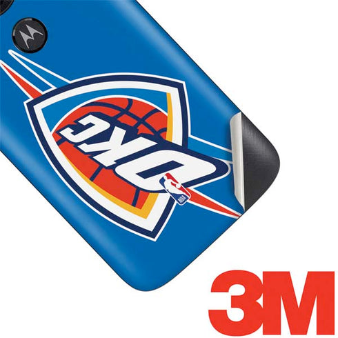 NBA Oklahoma City Thunder Large Logo Moto E5 Play Skin