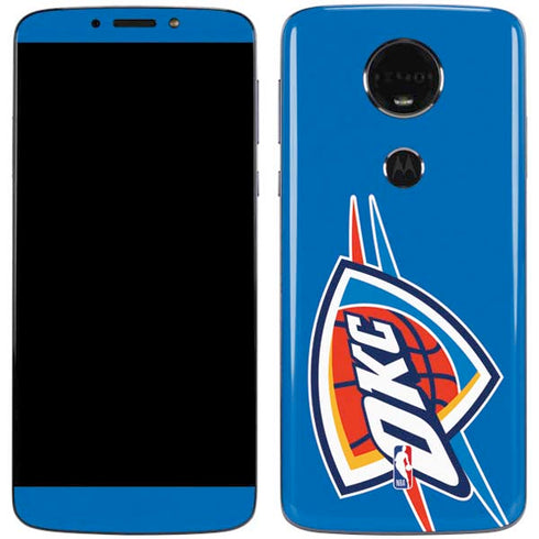 NBA Oklahoma City Thunder Large Logo Moto E5 Plus Skin