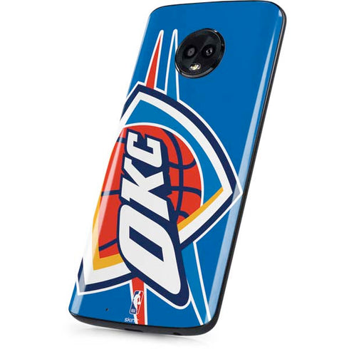 NBA Oklahoma City Thunder Large Logo Moto G6 Skin