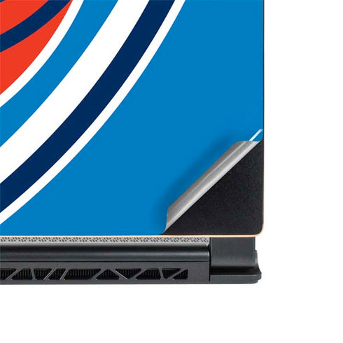 NBA Oklahoma City Thunder Large Logo MSI GS65 Stealth Laptop Skin
