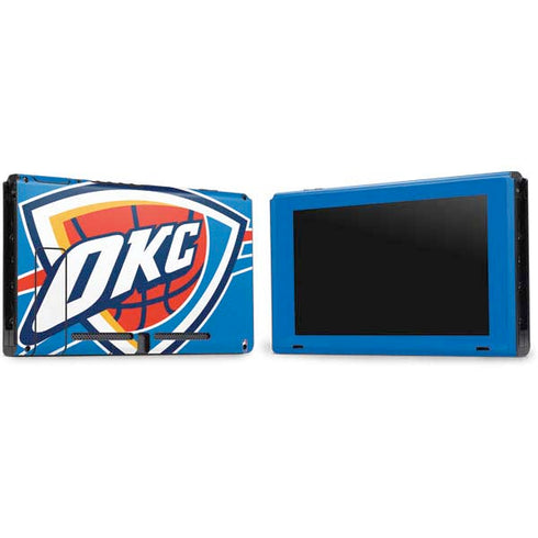 NBA Oklahoma City Thunder Large Logo Nintendo Switch Bundle Skin