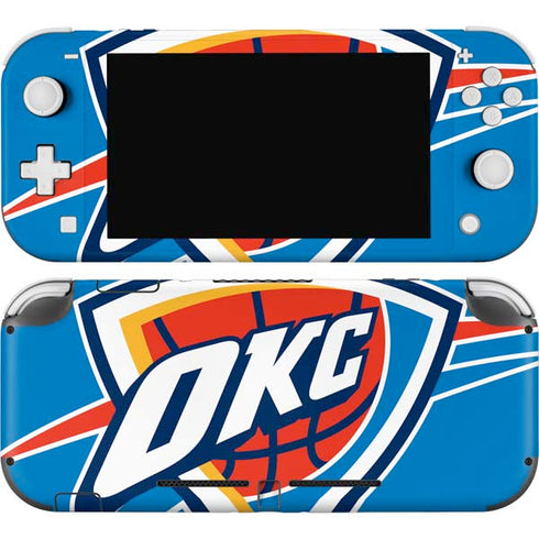 NBA Oklahoma City Thunder Large Logo Nintendo Switch Lite Skin