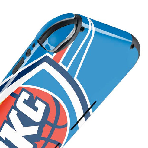 NBA Oklahoma City Thunder Large Logo Nintendo Switch Lite Skin