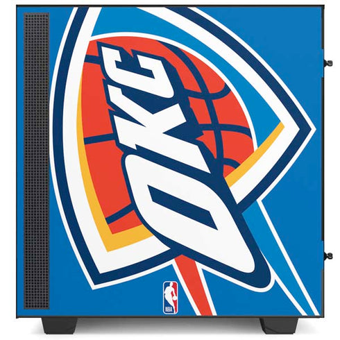 NBA Oklahoma City Thunder Large Logo NZXT H510 Compact ATX Mid-Tower Case Skin