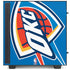NBA Oklahoma City Thunder Large Logo NZXT H510 Compact ATX Mid-Tower Case Skin