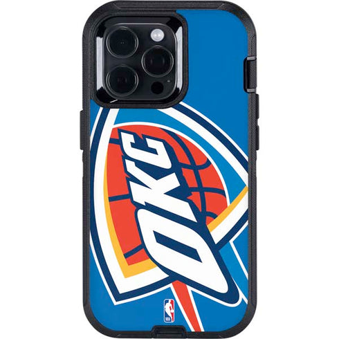 NBA Oklahoma City Thunder Large Logo Otterbox Defender iPhone Skin