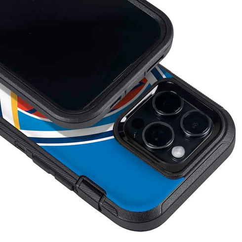 NBA Oklahoma City Thunder Large Logo Otterbox Defender iPhone Skin