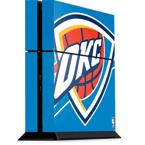 NBA Oklahoma City Thunder Large Logo PS4 Console Skin
