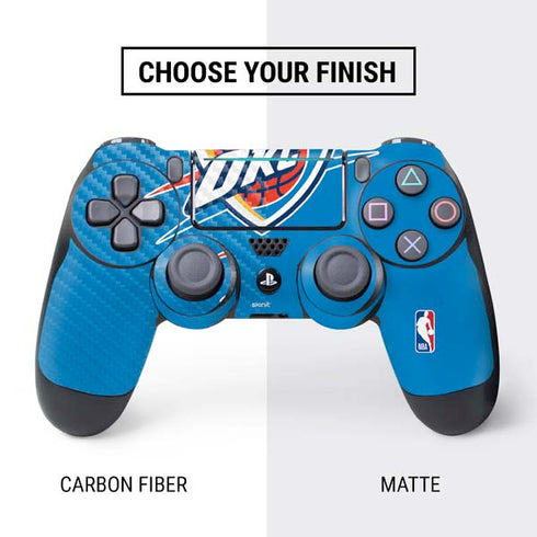 NBA Oklahoma City Thunder Large Logo PS4 Slim Bundle Skin
