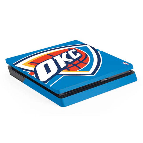 NBA Oklahoma City Thunder Large Logo PS4 Slim Skin