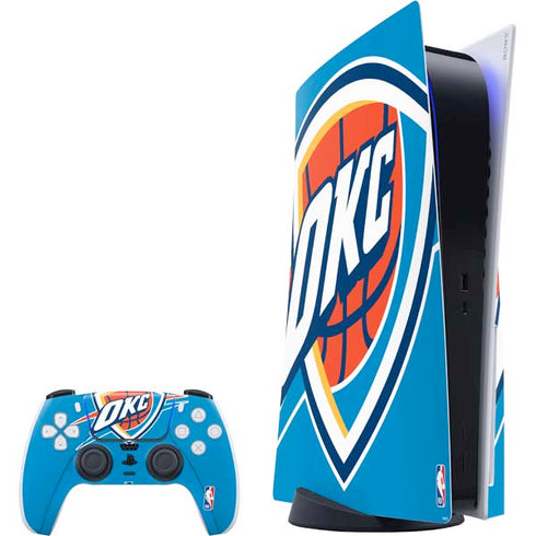 NBA Oklahoma City Thunder Large Logo PS5 Bundle Skin