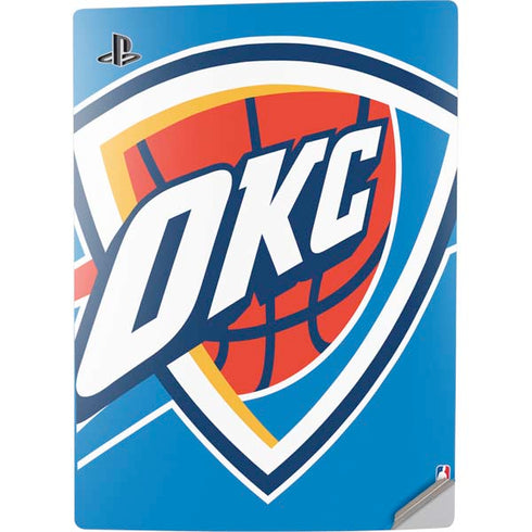 NBA Oklahoma City Thunder Large Logo PS5 Digital Edition Console Skin