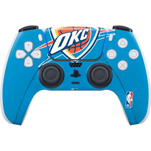 NBA Oklahoma City Thunder Large Logo PS5 Controller Skin