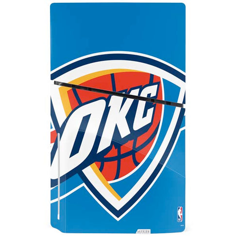 NBA Oklahoma City Thunder Large Logo PS5 Slim Disk Console Skin