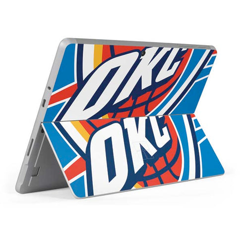 NBA Oklahoma City Thunder Large Logo Surface Go Skin