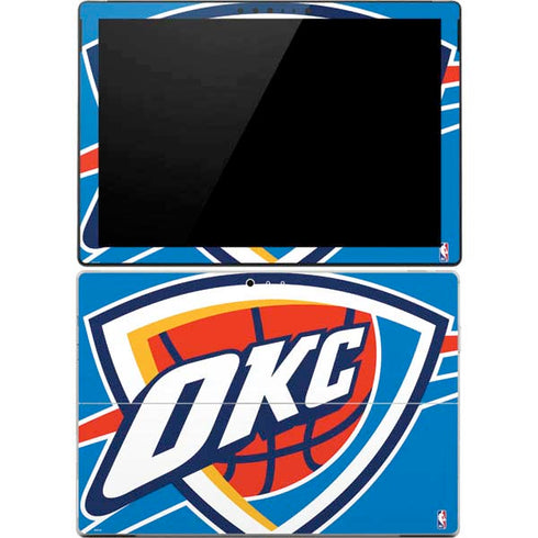 NBA Oklahoma City Thunder Large Logo Surface Pro 4 Skin