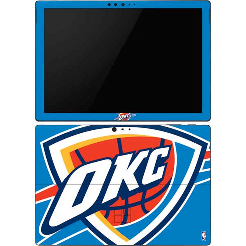 NBA Oklahoma City Thunder Large Logo Surface Pro 6 Skin