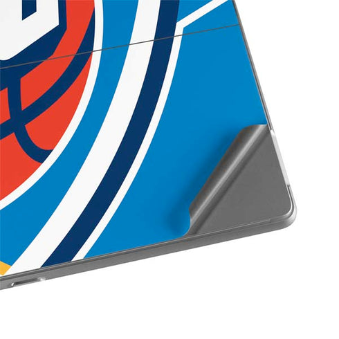 NBA Oklahoma City Thunder Large Logo Surface Pro 8 Skin