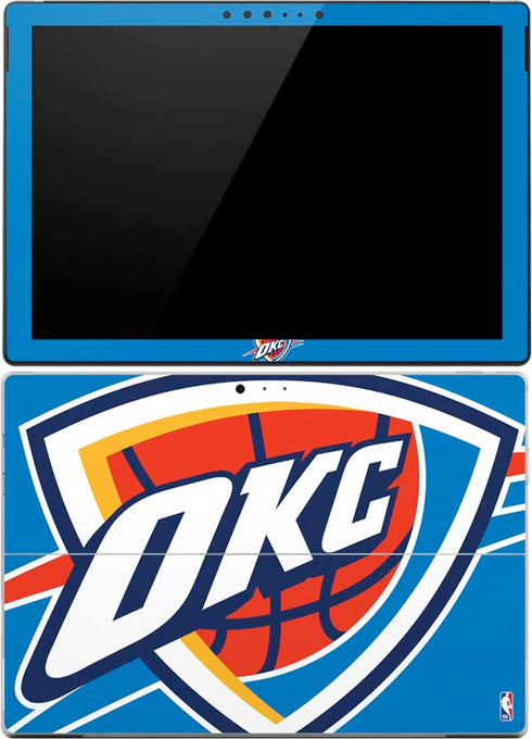 NBA Oklahoma City Thunder Large Logo Surface Pro (2017) Skin