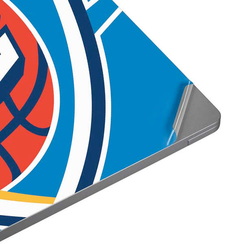NBA Oklahoma City Thunder Large Logo Universal Laptop 12in (9.8 x 6.8in) Skin