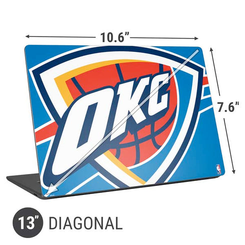 NBA Oklahoma City Thunder Large Logo Universal Laptop 13in (10.6 x 7.6in) Skin
