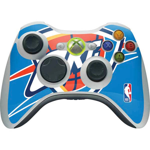 NBA Oklahoma City Thunder Large Logo Xbox 360 Wireless Controller Skin