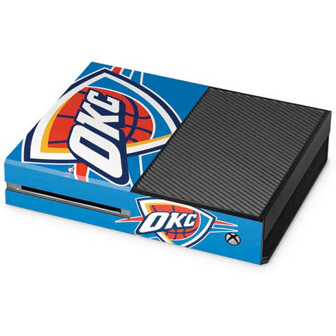 NBA Oklahoma City Thunder Large Logo Xbox One Console Skin