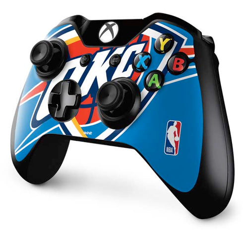 NBA Oklahoma City Thunder Large Logo Xbox One Controller Skin