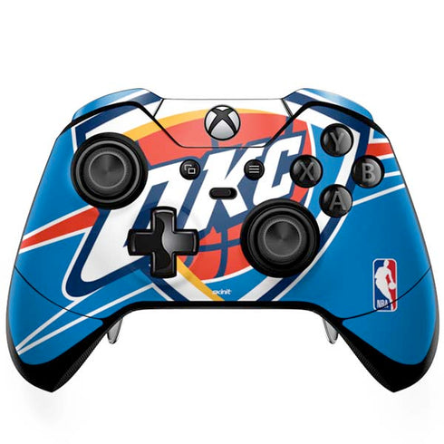 NBA Oklahoma City Thunder Large Logo Xbox One Elite Controller Skin