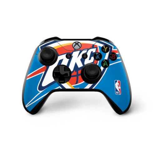 NBA Oklahoma City Thunder Large Logo Xbox One X Controller Skin